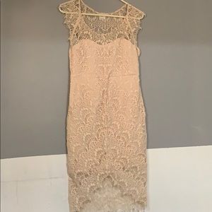 Free People Lace Peekaboo Dress